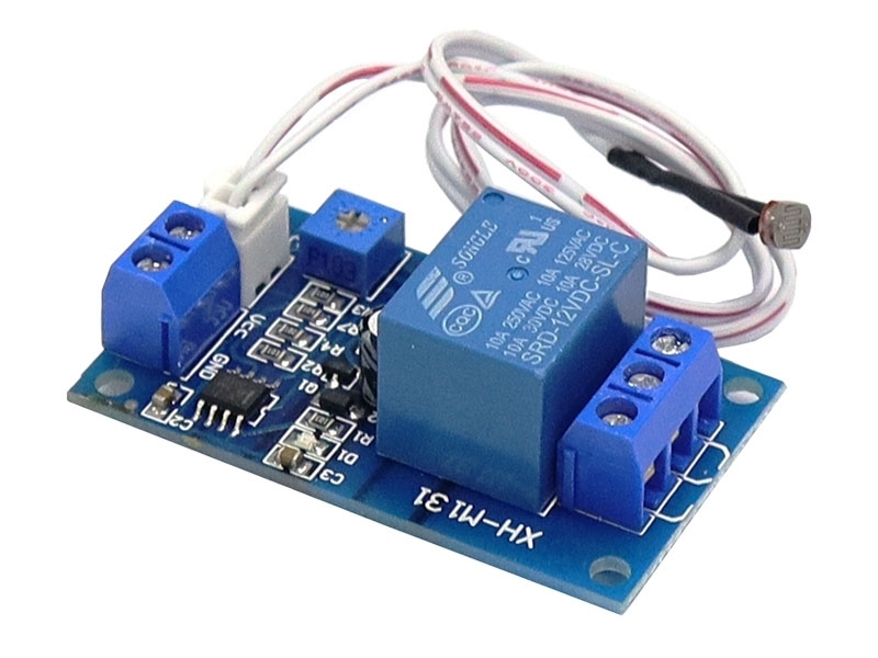 光控繼電器開關模組 (DC12V/光敏電阻)